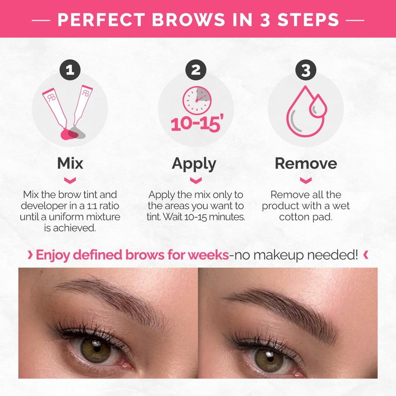 RB RENATA BEAUTY Brow Tint Kit – Eyebrow Tint Set