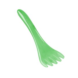 ポクミル 頭皮マッサージ 5本歯 手動式 ヘッドマッサージ 経絡 頭皮ケア カッサ 指圧効果 ストレス解消 首 人体工学デザイン 男女兼用 (グリーン)