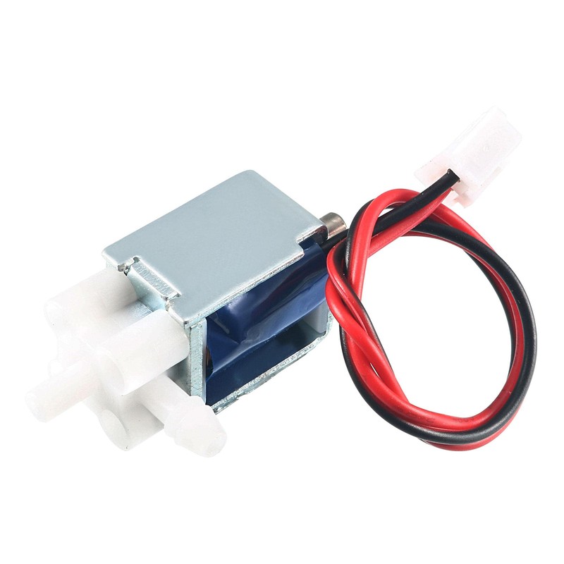 sourcing map Miniature Solenoid Valve 2 Position 3 Way DC6V