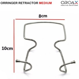 OROAX Corporation Surgical Orringer Lip Cheek Tongue Mouth Opener Metal Wire Dental Retractor