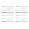 6 Pcs Acrylic Record Shelf Wall Mounted Clear Vinyl Record