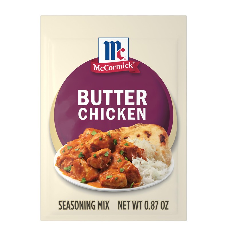 McCormick Seasoning Mix, Butter Chicken, For Aromatic Indian Butter Chicken