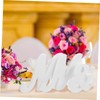 Ciieeo 1 Set Wedding Wooden Mr & Mrs Signs Wedding