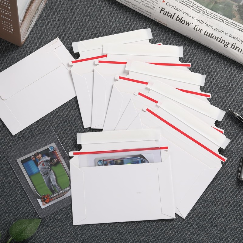 100 Count Trading Card Envelopes 6" x 4" Trading Card