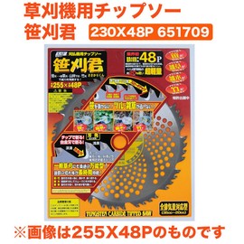 Kobayashi Iron Works 661709 Chip Saw for Grass Cutter Sasakarikun 230X48P
