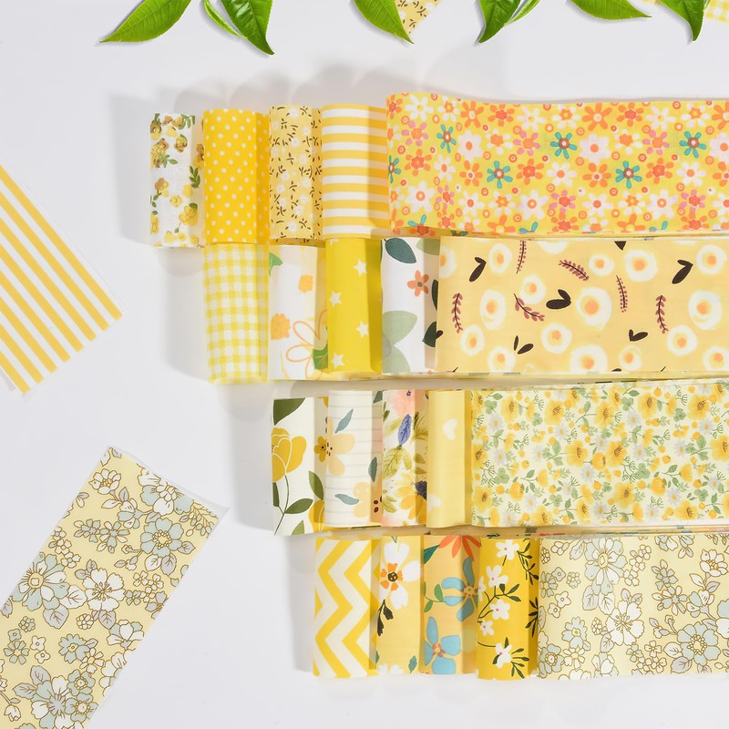 Pack of 40 Cotton Fabric Patchwork, Fabrics Cotton Cloth DIY