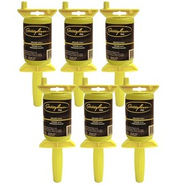 Stringliner 25450 Pro Mason’s Line Reels – 1/2 Lb. Stringliner® PRO BRAIDED YELLOW 500'. (6 Pack)