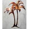 Double Palm Tree Metal Wall Art Décor