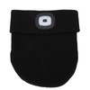 LED Beanie Hat Adjustable Brightness USB Rechargeable Soft Warm Knitted