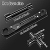 cotaour Angle Stop Wrench Kit, Plumbing Tools, Angle-on Wrench Plumber