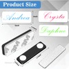 Magnetic Name Tags, 20-Pack Engravable Name Badge with Magnetic Backing,