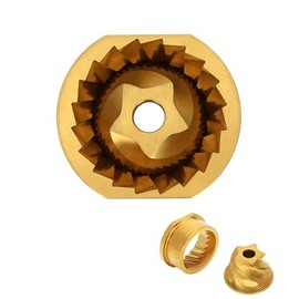Conical Grinder Burr Set Replacement,Compatible with Sage/Breville Barista Espresso Coffee Machines Grinders,Golden