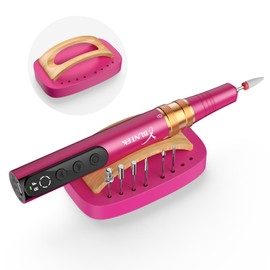 Nail Drill Bits Holder, Wooden Holder Stand for Nail Drill & Bits, 8 Holes Nail Polishing Grinding Drill Bits Holder, Manicure Tool for Nail Salon Home Lover Gifts