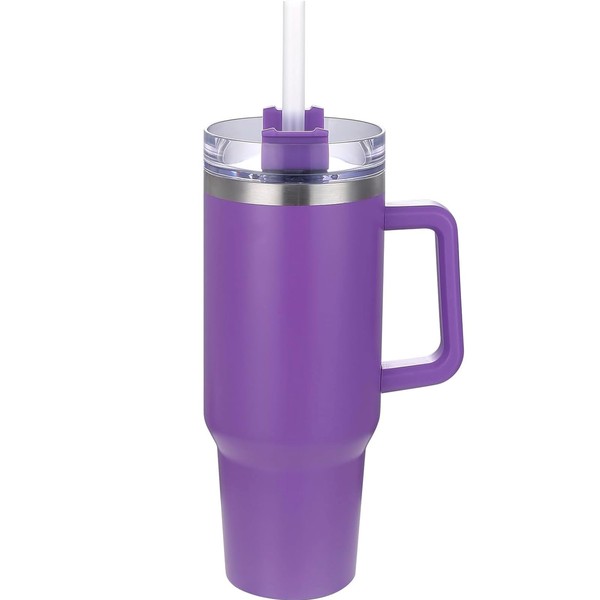 JAYLEN 40 oz con mango de acero inoxidable taza de