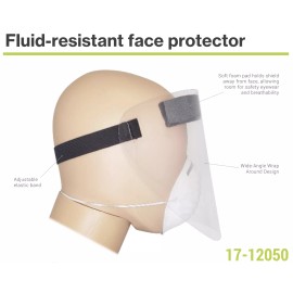 Unbranded CLEAR FULL FACE COVER COMPLETE **INDIVIDUAL 1 EACH**