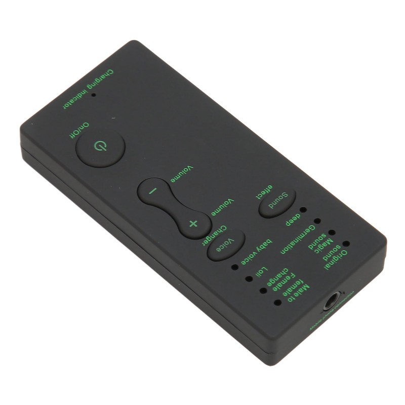 Voice Changer Portable Handheld 7 Modes Sound Card Voice Changer