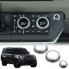 Bekantogy 3PCS Car Air Conditioner Switch Button Knob Cover Compatible