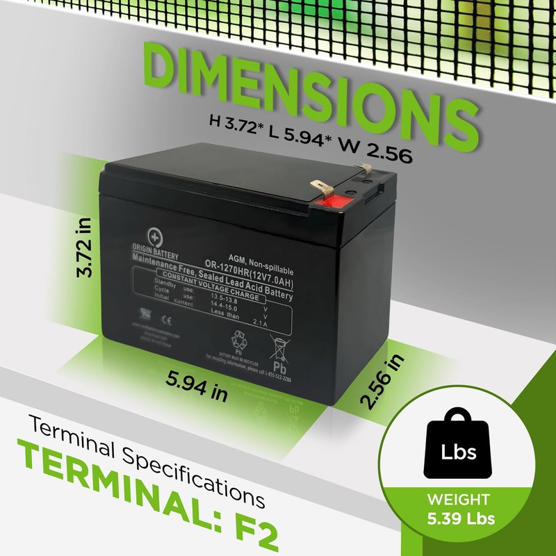 Razor Dirt Quad Battery Kit