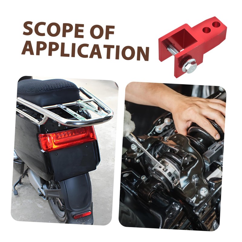 GRIRIW Motorcycle Riser Aluminum Extender Damping Adapter Enhance Stability Comfort