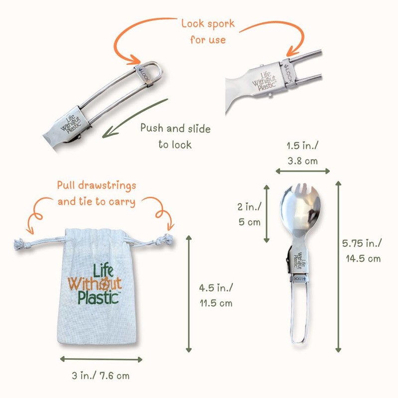 Life Without Plastic Round Stainless Steel Airtight Take-Out Container with
