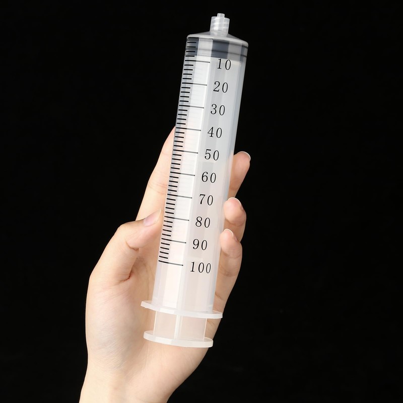100ml Syringe + 80cm handy plastic tubing by Aketek