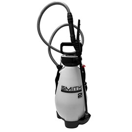 Smith Performance Sprayers Smith Multi-Use 2 Gallon Bleach Sprayer for Pros Removing Mold, Degreasing or Cleaning, White, 190684