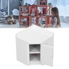 1:12 Dollhouse Corner Cabinet Decorative Robust Exquisite Craftsmanship Simulated Mini