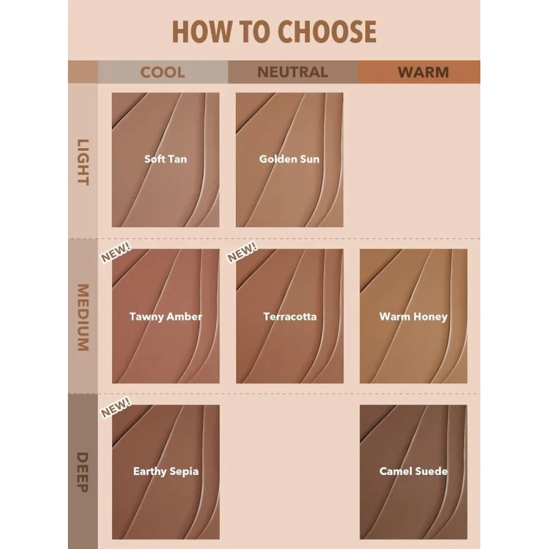 Sheglam Contour Bronzer Barra Stick Maquillaje Tono Del Maquillaje Terracotta