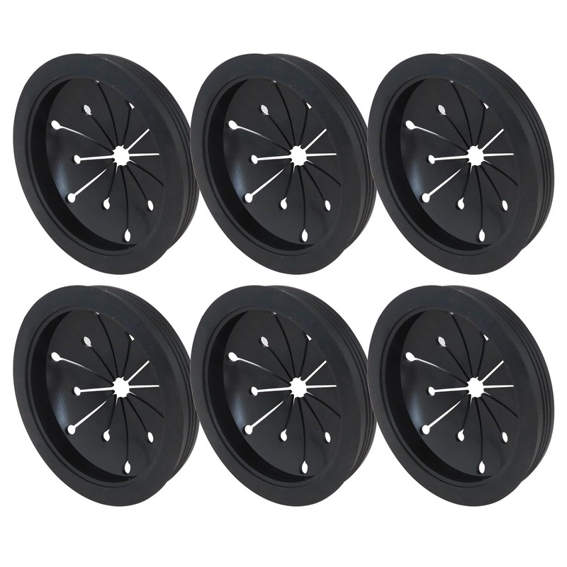 WELURE Garbage Disposal Rubber Drain Insert, 6x Garbage Disposal Cover,