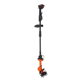 Mini Cordless Garden Hand Cultivator,550W Electric Garden Tiller Cultivator with 1500mAh Battery & Charger, 3.94In Tilling Width Portable Rototiller for Lawn/Gardening/Soil Cultivation