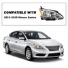 SOCKIR Headlight Assembly Fit for 2013-2015 Nissan Sentra OEM Style