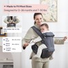 BabbleRoo Grow Carrier – 6-in-1 Baby Carrier with Hip Seat,