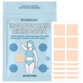Ingrown Hair Treatment Patch，Razor Bump Treatment for Bikini Area,Fast Ingrown Hair Bumps Patch Smooth Skin,Non-Irritating Formula for Women and Men,30 Count