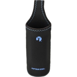 Captain Stag UE-4908 PET Bottle Cover, Plastic Bottle Holder with Buckle, Compatible with 16.9 - 19.7 fl oz (500 - 550 ml) Blue