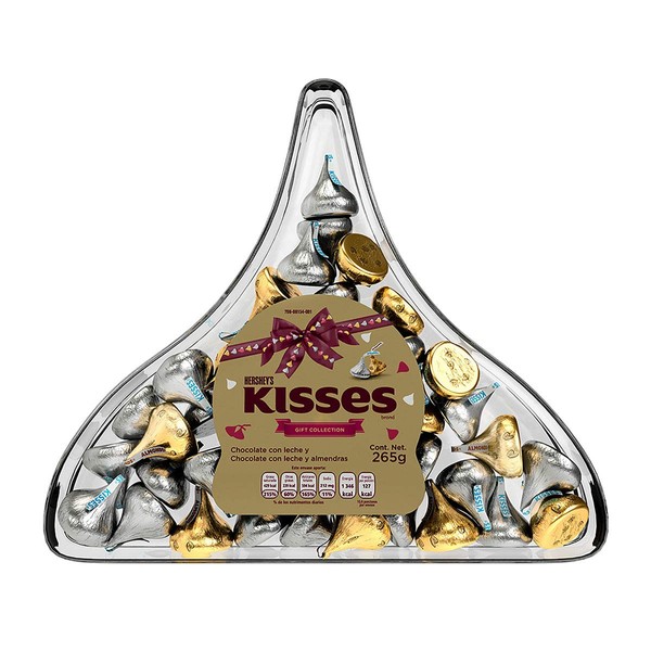 Hershey Kisses Chocolate con leche y Almendras 265g