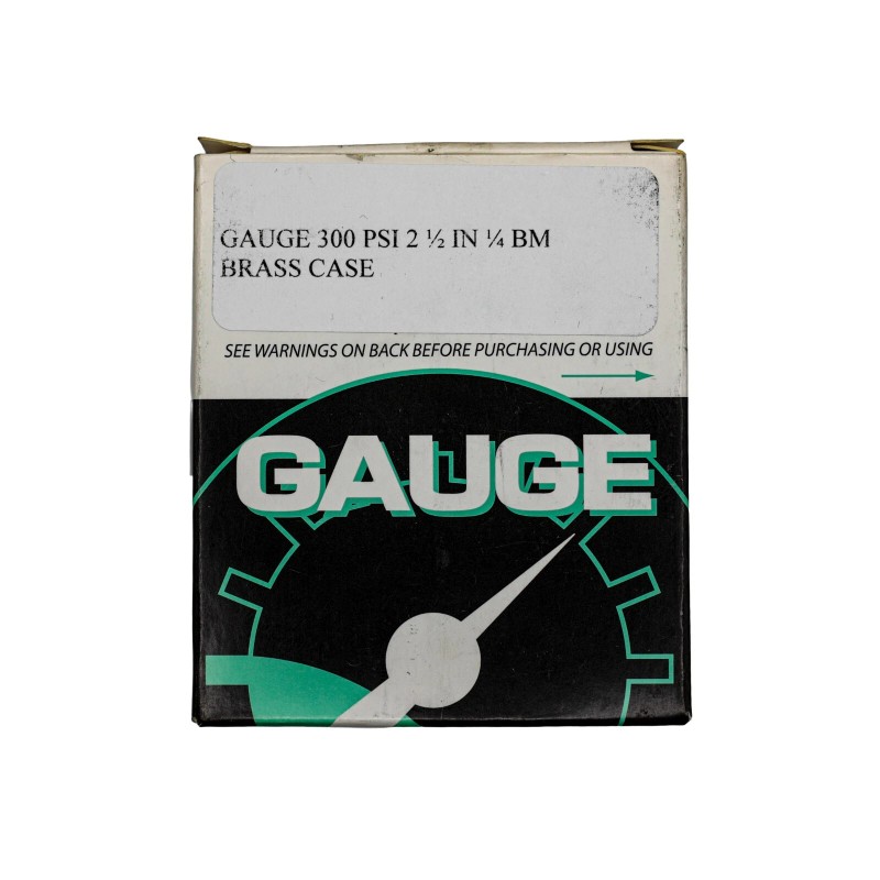 Uniweld G14 Welding Gauge 2.5" Brass BM 300 PSI