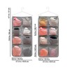 ANIZER Dual Sided Hanging Closet Organizer Durable Socks Stocking Clothes