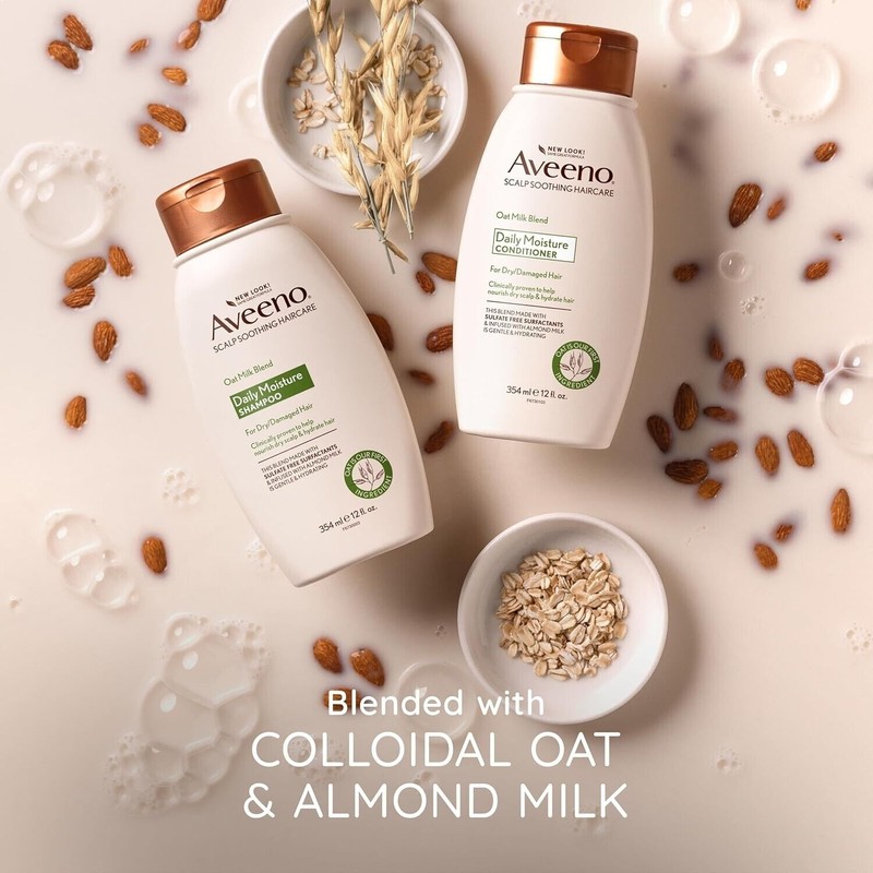 OGX Aveeno Scalp Soothing Oat Milk Blend Conditioner , Fresh,