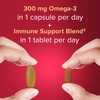 Seven Seas Omega-3 Fish Oil and Immunity, With Vitamin C,