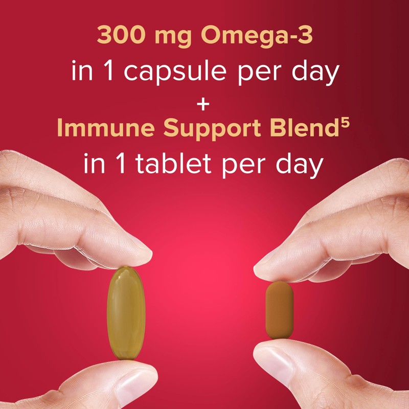 Seven Seas Omega-3 Fish Oil and Immunity, With Vitamin C,