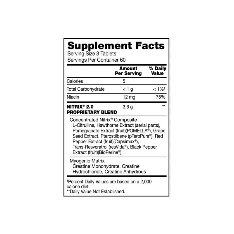 BSN NITRIX 2.0 180 TABS I 885240768121