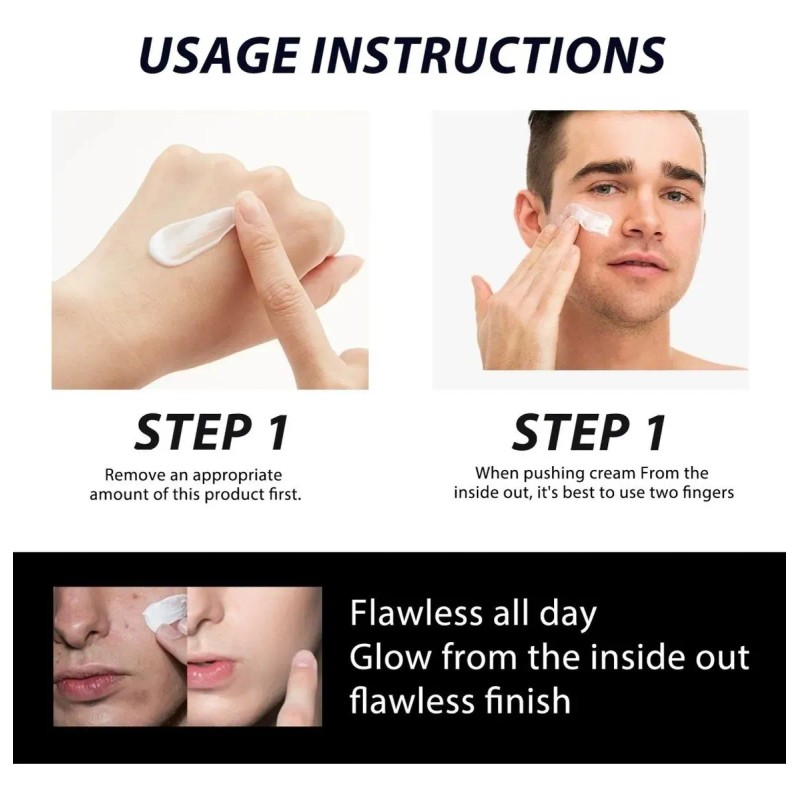 Crema Correctora Eelhoe Para Hombres Con Marcas De Acné Pere