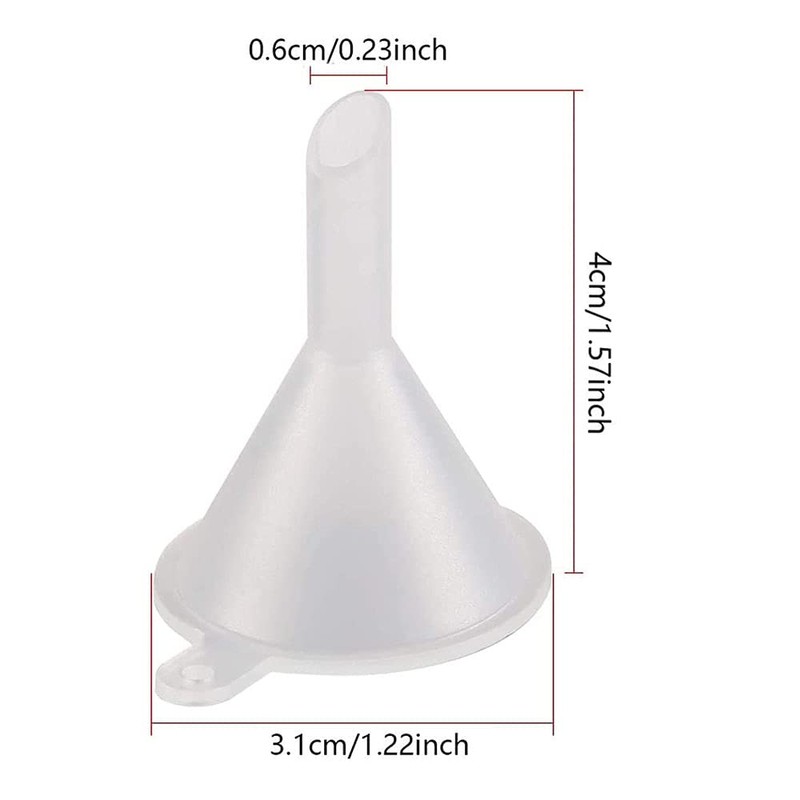 Funnel, 30 Piece Small Funnel Set, Plastic Funnel, Small Bottle