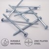 SKIR'CO (Pack of 8) DIN 571 Galvanised Steel Hex Head