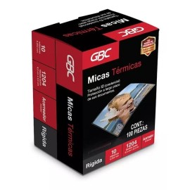 GBC Pack 2 Mica Termica Gbc 1204 6.5 X 9.5cm C/100pzs +obsequio