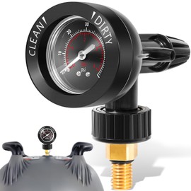 Upgrade R0357200 Brass Air Relief Valve with Pressure Gauge, Air Release Valve Replacement Parts for Zodiac Janay Pool and Spa Filters, CV & CL, DEV & DEL, JS Series