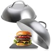 com-four® 2 x Burger Bells Made of 304 Stainless Steel