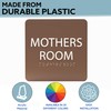 ADA CENTRAL SIGNS - 6" X6" Mothers Room Sign -