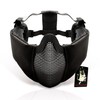 SHENKEL Ear Protection Anti-Fog Mesh Mask Half Face Guard Face