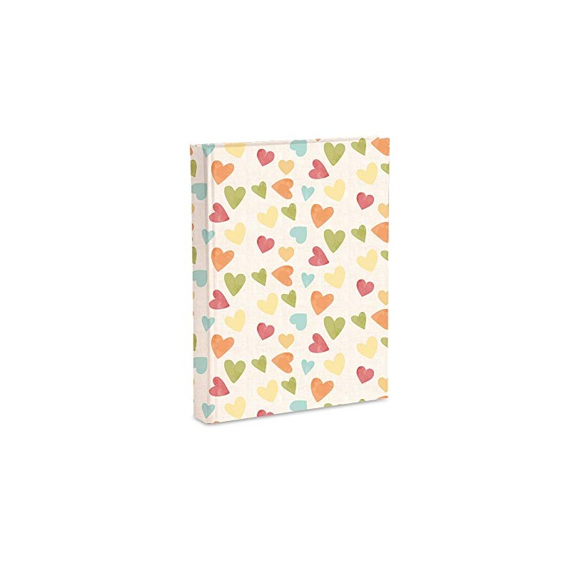 21 x 28 cm Photo Album with Pockets Hearts Design